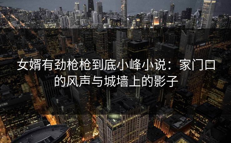 女婿有劲枪枪到底小峰小说：家门口的风声与城墙上的影子  第1张